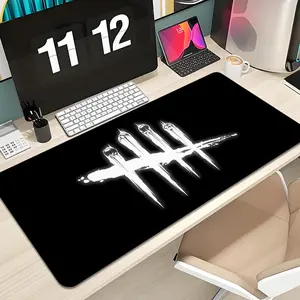 Dead By Daylight Mouse Pad Design XXL 1000×500mm 900×400mm 800×400mm 600x300mm Large Gaming Mouse Pad - Extended, Thick, Non-Slip Rubber Base Desk Mat with Precision Stitched Edges - Washable Large Desk Pad Gaming Mousepad