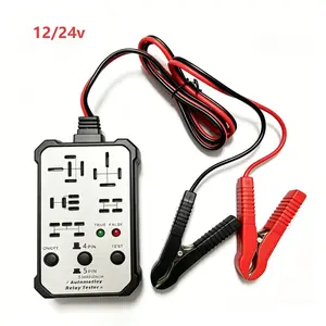 12V/24V Relay Tester, Automotive Diagnostic Tool with LED Indicator, Fast Car Circuit Checker for Easy Troubleshooting & Repair, Automotive Tools