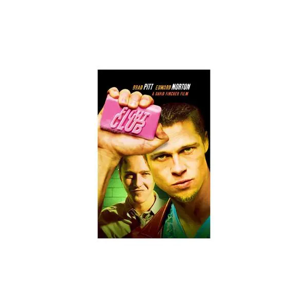 Vintage Fight Club Movie Poster Print - Brad Pitt Edward Norton Wall Art In Various Sizes 8X10 11X17 16X20 22X28 24X36 27X40