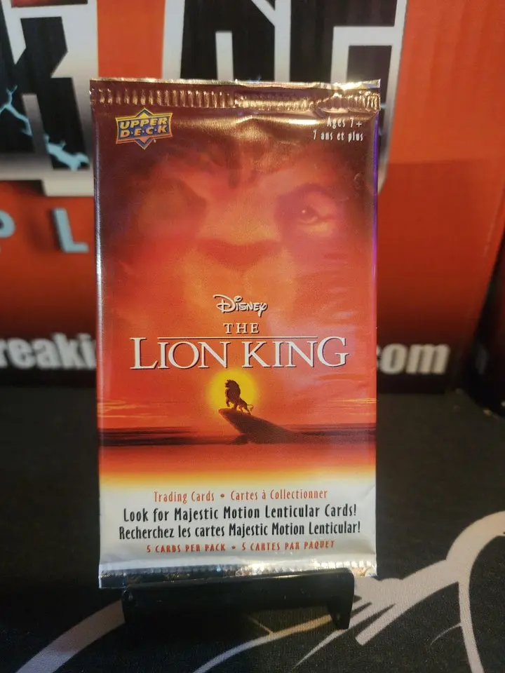 The Lion King 2019 Upper Deck Pack! Chase Majestic Motion Lenticular Cards!