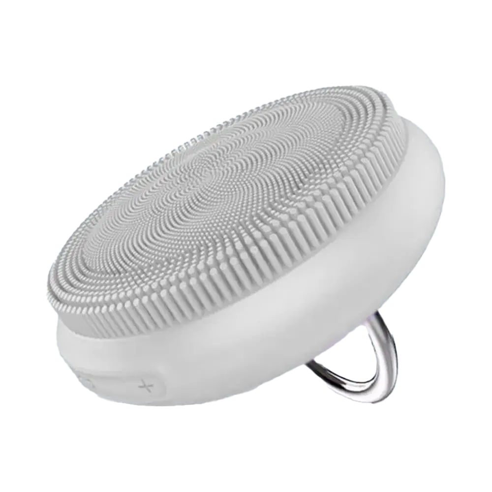 PurePulse Sonic Cleansing Brush - Deep Cleanse Exfoliate Revitalize Skin with Dual Zone Silicone Bristles & Stainless Steel Ring Base - Waterproof, Gentle, Daily Facial Care