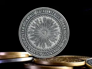 Per Aspera Ad Astra Coin - Reminder Challenge Coin