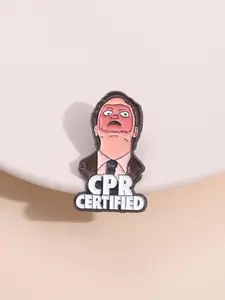 【BUY 1 GET 1 FREE】Cartoon Letter Pattern Brooch, Anime Character Design Brooch, Fashion Accessories for Men & Women, for Daily Clothing Decor, Flower Brooch Pin