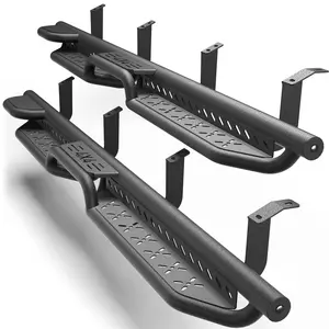 Running Boards for 2022-2026 TUNDRA CREW MAX, Two-Raised Step Design, Heavy-Duty Carbon Steel Nerf Bars, 2PCS