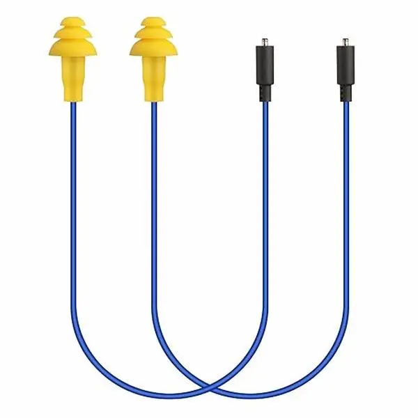 MIPEACE MI04N 2-Piece Durable Silicone Replacement Earbud Cables, In-Ear Earbuds Audio Accessories for Headphones with Earplug & Jack Compatibility