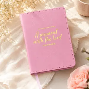 A Moment with the Lord for WoMen, 365 Days Devotional Journal, Portable Daily Reflections NoteBook, Perfect Gift for Holidays Birthdays Christmas New Year, Self Improvement Journal,1 Minute with God