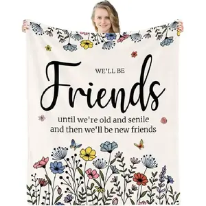 Best Friends Birthday Gifts For Women, Best Friends Blanket, Friendship Gift For Bestie/BFFs, Bestie Gifts For Women, Mothers Day Blanket Gifts For Best Friend Woman, Cozy Throw Blanket blanket