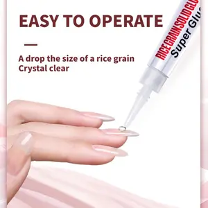 Nail glue Fastgu press on nail 'no need light  quickstay 10s'super strong 'long wear nail 'Nail Art Nail care,repairs Natural nails