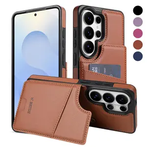 Compatible with Samsung Galaxy S26 Ultra S25 S24 S23 S22 S21 Wallet Case with Card Holder Kickstand RFID Blocking Flip Cover Credit Card Slots PU Leather Men Women,Phone Case for Samsung Galaxy