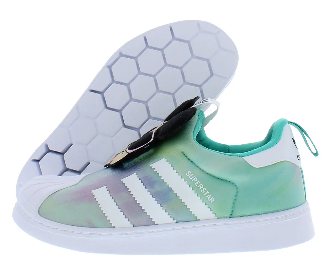 Adidas Superstar 360 Boys' Casual Trainers - Solid Synthetic Fitness Footwear, Round Toe, Lace-Up, Flexible Sports Sneakers for Active Use, Laces