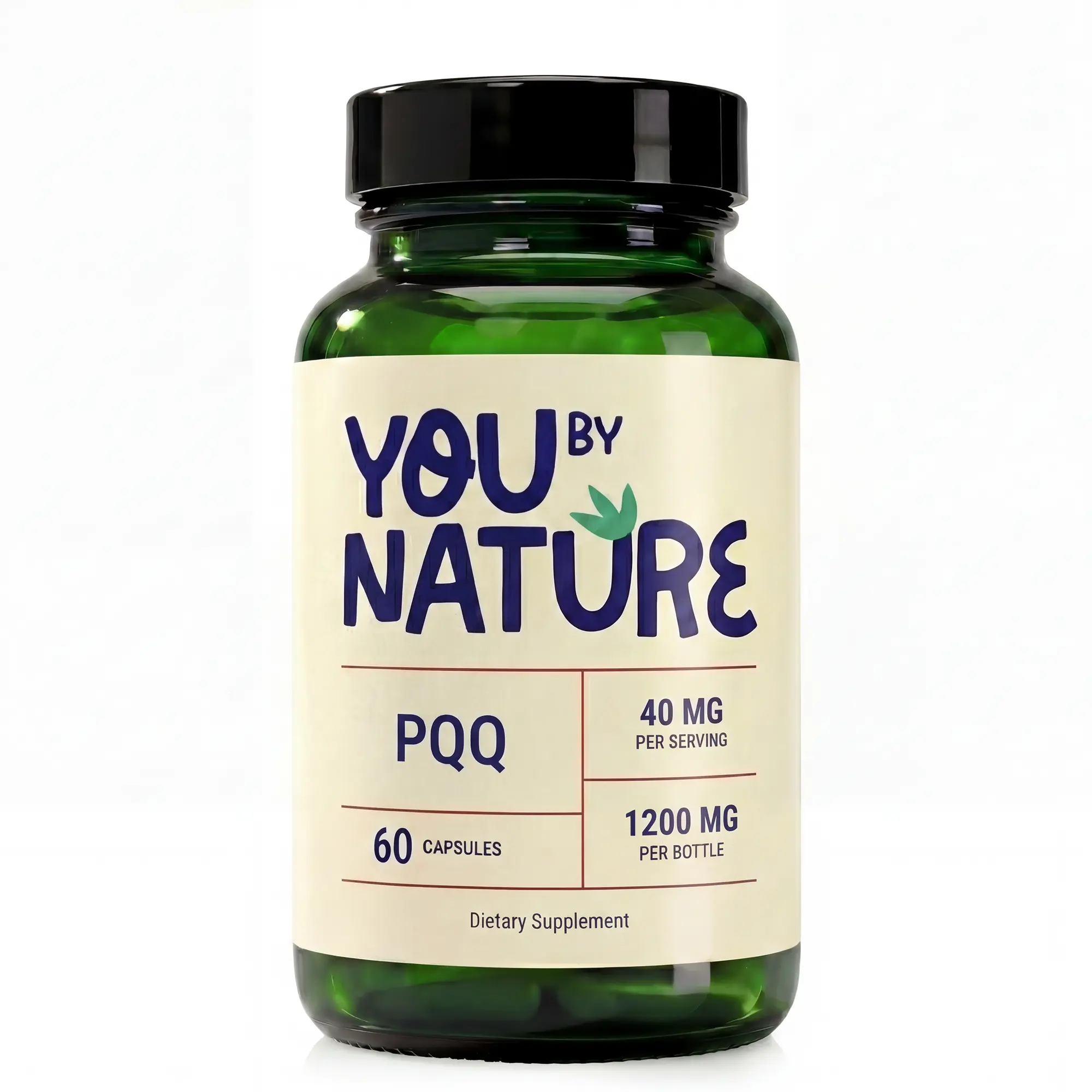 Pyrroloquinoline Quinone PQQ Daily Capsule - Supplement for Adults (60 Capsules, 30 Servings) (40mg Per Serving)