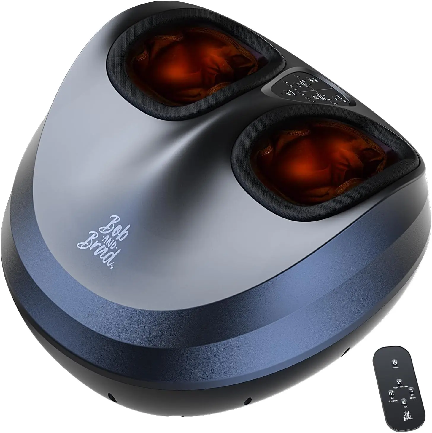 BOB AND BRAD Shiatsu Foot Massager with Heat & Remote, 4 Level Electric Shiatsu Deep Kneading Foot Massager for Plantar Fasciitis & Neuropathy