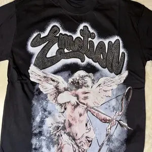 MIXED EMOTION ANGEL T-Shirt with Angel Design and Bold Lettering for Unique Style