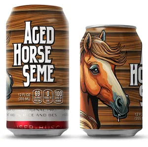 Aged Horse Seme* Beersy Silicone Can Cover Sleeve