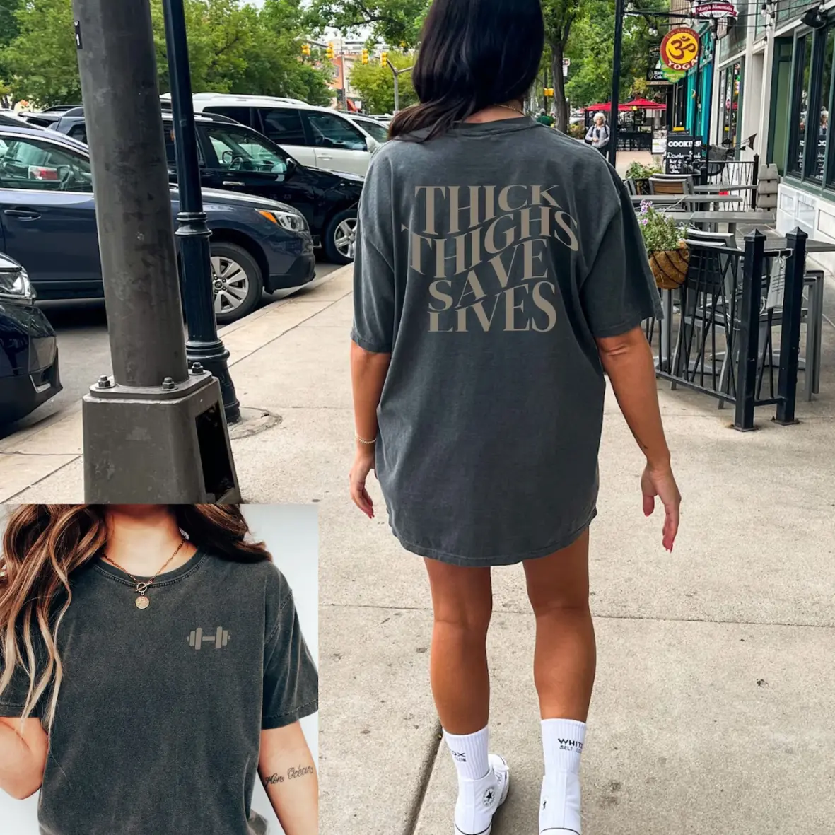 Comfort Colors, Thick Thighs Save Lives, Workout Shirt, Gym Shirt, Oversized Workout Shirt, Pump Cover, Pump Cover Shirt, Gym Lover Gift