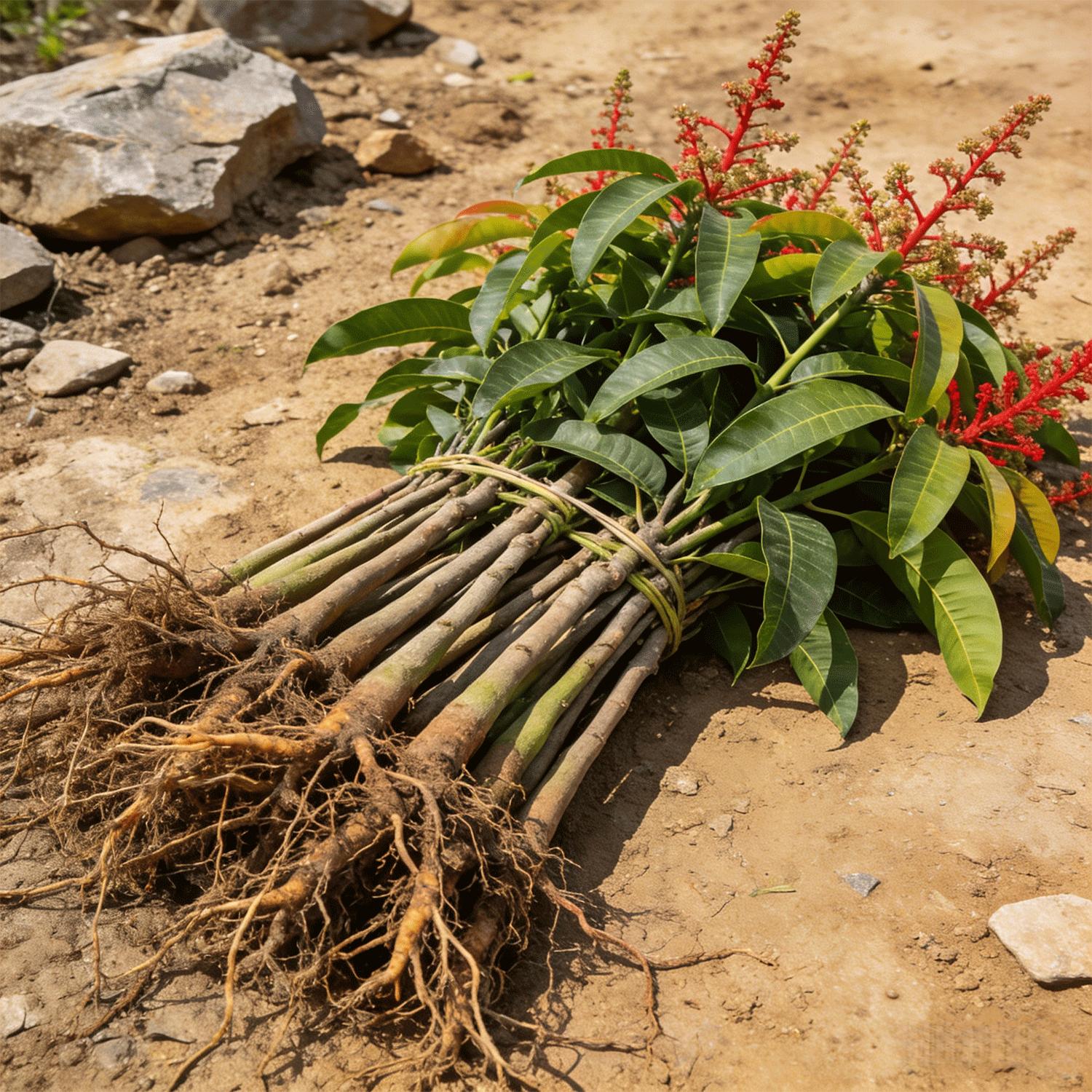 Grafted Mango Tree Saplings | Healthy Live Tropical Fruit Tree Seedlings | Strong Root System | Suitable for Home Gardens & Outdoor Growing | Adaptable to Warm & Frost-Free Climates | Non-GMO Live Plants for Edible Gardening