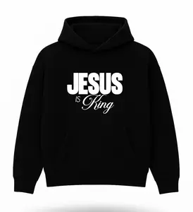 JESUS IS KING HOODIE Unisex Premium Heavyweight Oversized