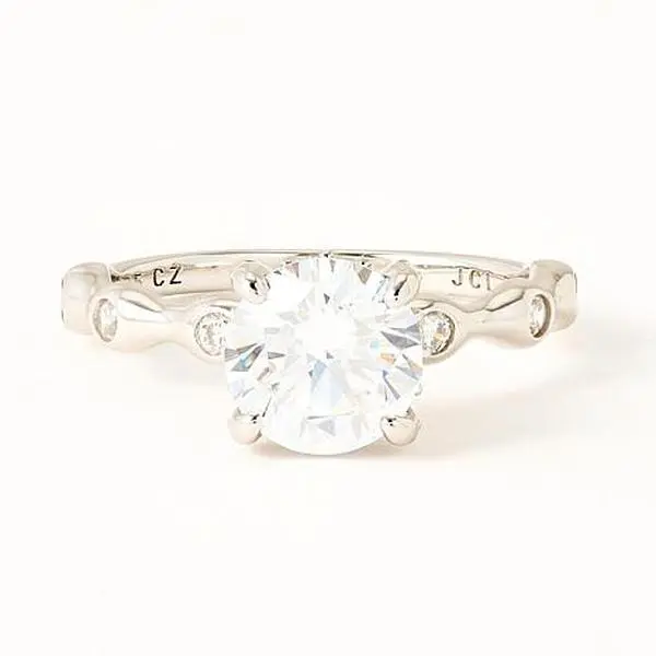 Radiance by Absolute™ Bamboo Solitaire Engagement Ring