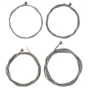 Set of 4 Steel Strings for 4 String Bass Guitar Set of 4 Steel Strings for 4 String Bass Guitar