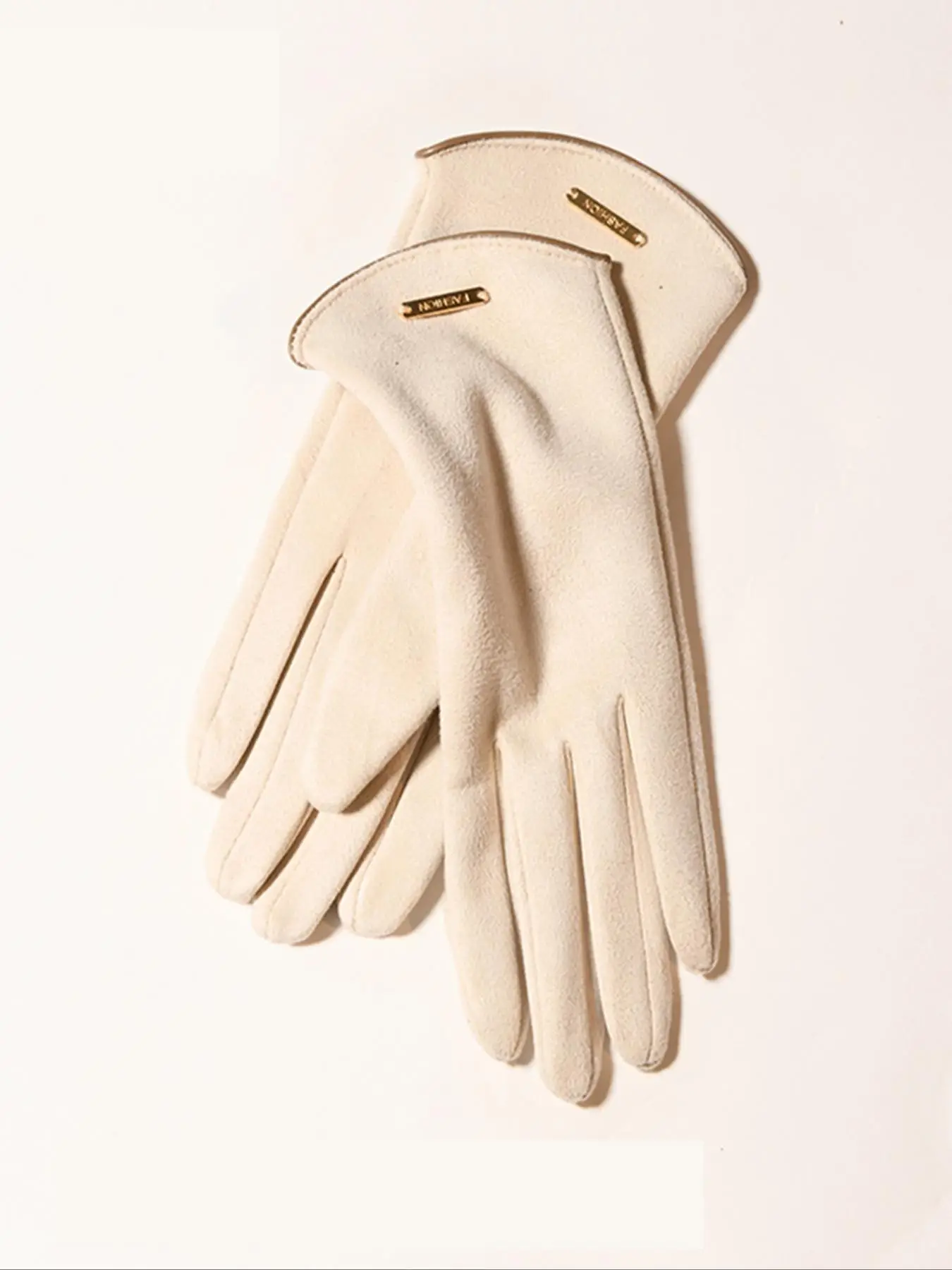 Women's Solid Color Touchscreen Gloves, Fashionable Warm Gloves for Fall & Winter, Elegant All-match Fashion Accessories for Daily Wear