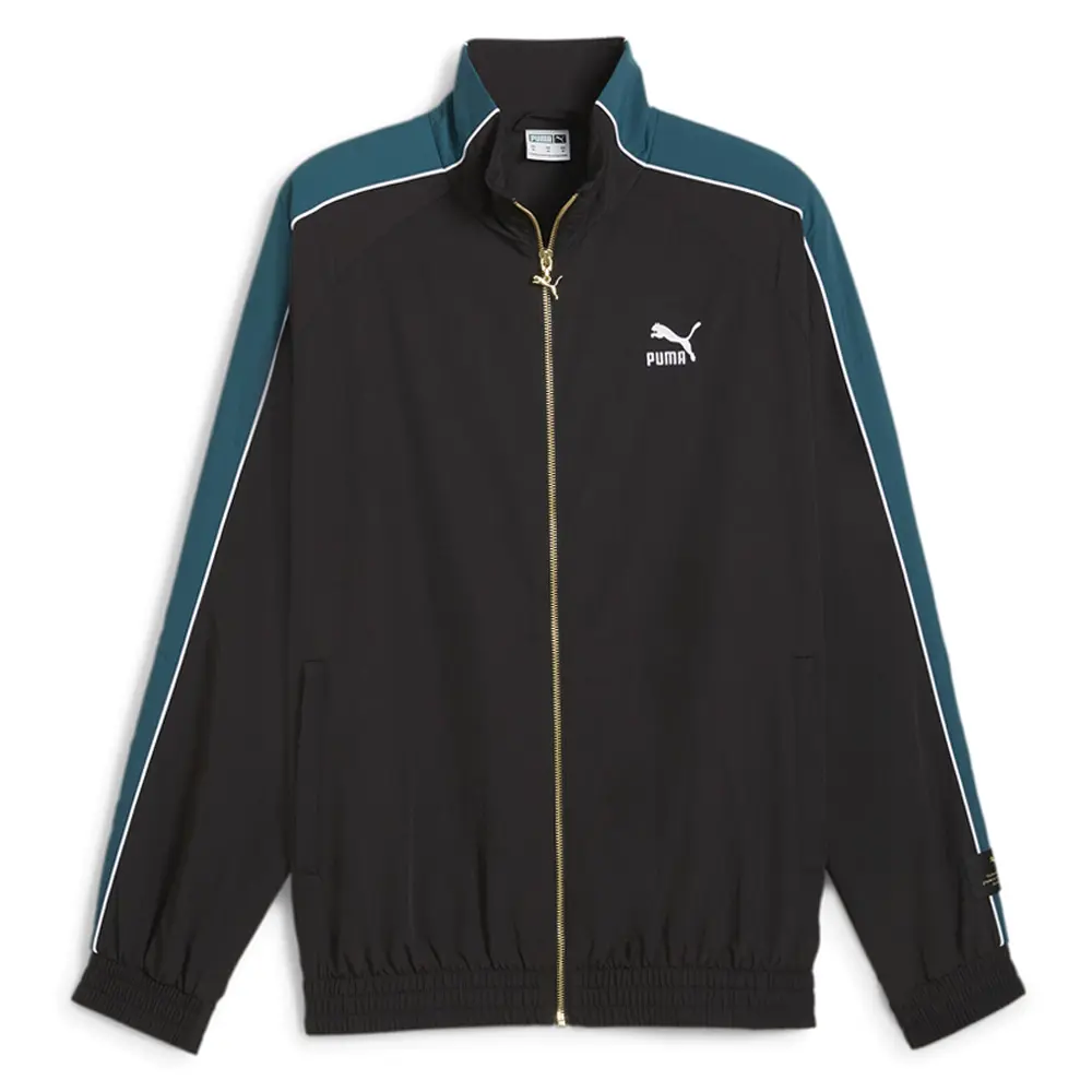 PUMA Mens T7 Play Paris  Athletic Outerwear Casual - Black