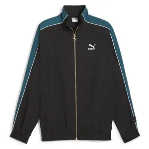 PUMA Mens T7 Play Paris  Athletic Outerwear Casual - Black