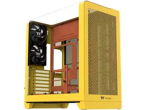 Thermaltake View 390 Air; Mid Tower; 2x120mm CT Fans Included; 360mm Radiator Support; 420mm GPU Clearance; Hidden Connector Support; Rotatable PCIe Slots; Butter Caramel; CA-11F-00MMWN-00