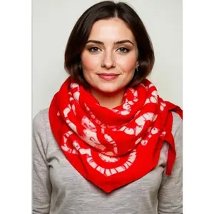 Red Heart Infinity Scarf