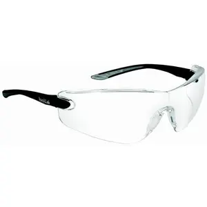Bolle Cobra Safety Glasses with Black Temples and Clear Anti-Fog Lens