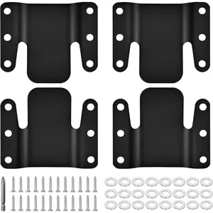 4 Pcs Universal Interlocking Sectional Sofa Couch Connectors Sofa Connector Bracket