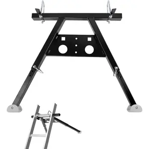 Ladder Stabilizer,Ladder Stabilizer for Roof,Wall Standoff,Ladder Accessory Safety Stability Easy Use,380 Lbs Weight Rating,Black