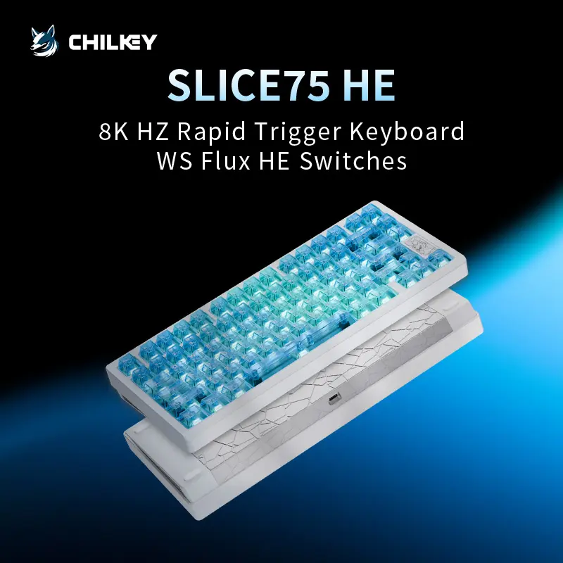Chilkey Slice75 HE Mechanical Keyboard, Computer & Office Equipment Accessory for Keyboards & Mice Setup