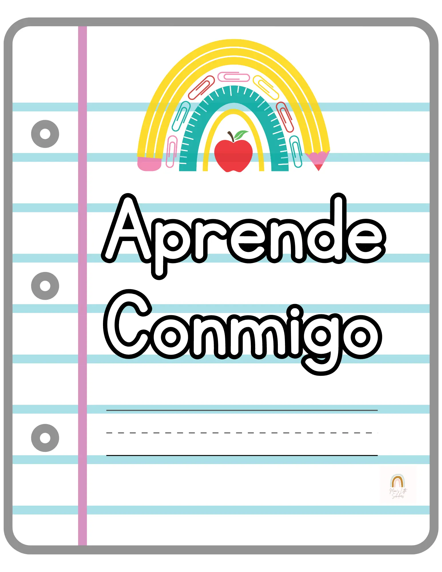 Spanish Workbook for Kindergarten First and Second Graders