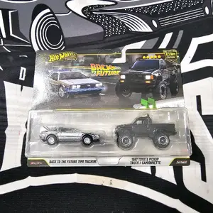 2026 Hot Wheels - 2 Pack - Back to the Future Themed - DeLorean and Toyota Pickup - Collectible Diecast Model Toy Car