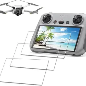 [3-Pack] Dji Mini 4 Pro Matte Glass Screen Protector, Anti-Glare, HD Clear, Compatible with Dji Mini 4/3 Pro, Mavic 3 Pro, Air 3, Air 2s RC