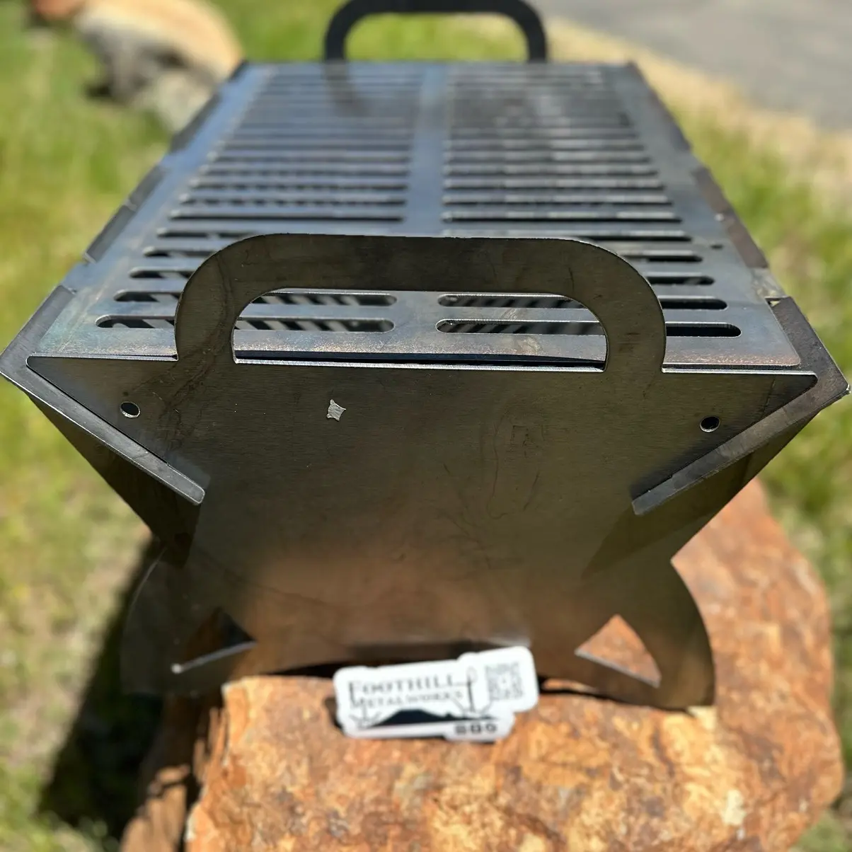 Portable camping grill , easy storage, plenty of cooking space, pack and go ,