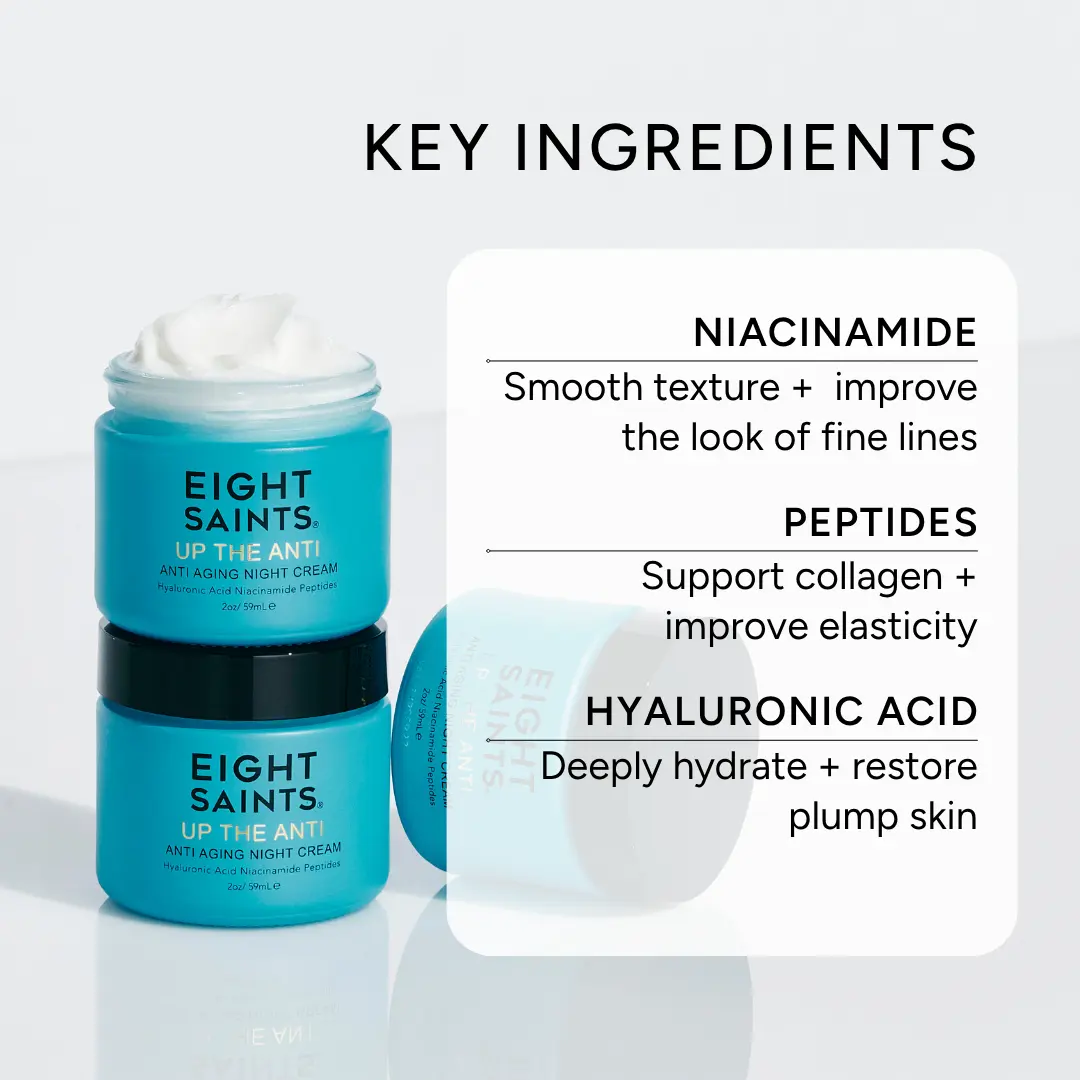 Up the Anti Night Cream Face Moisturizer with Niacinamide and