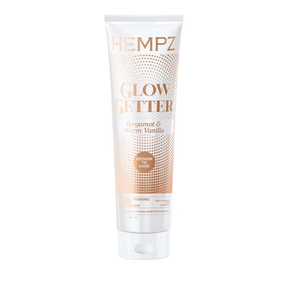Glow Getter Daily Gradual Tanning Moisturizer With Shimmer, Medium-Dark