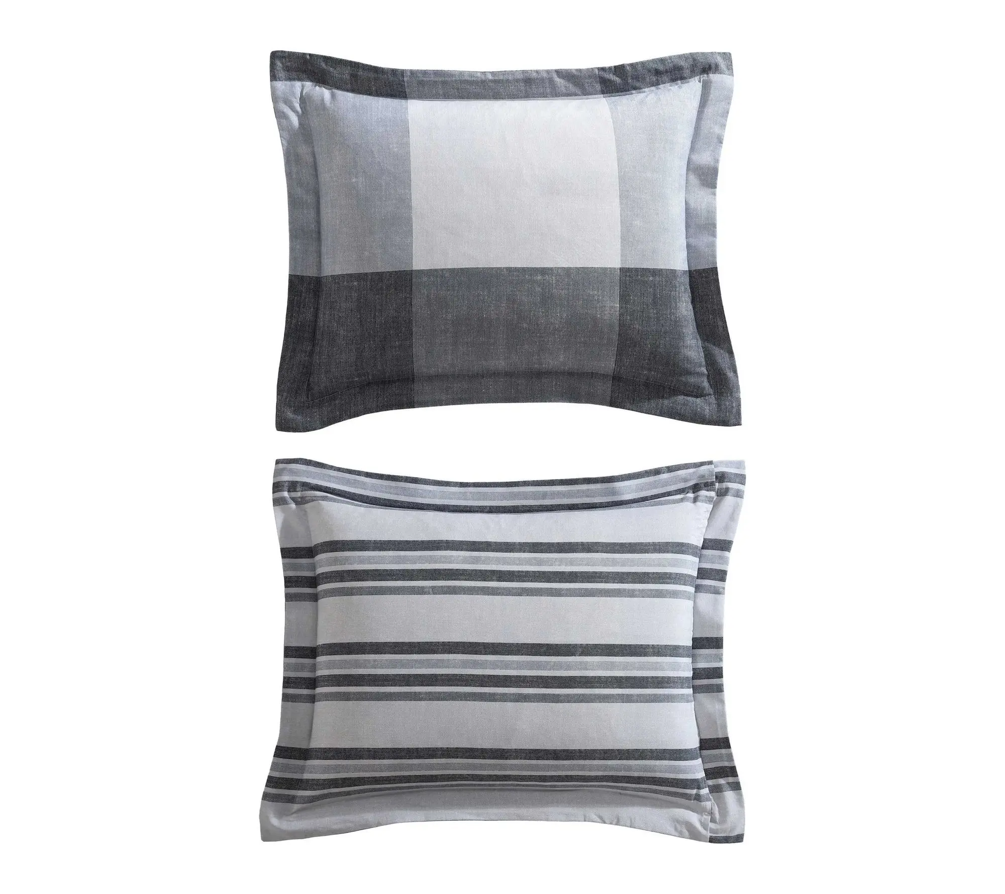 Eddie Bauer Oversized Plaid Grey 5-Piece Twin Bed Set