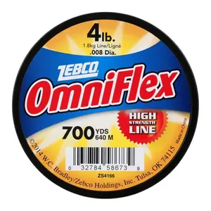 Zebco Omniflex Monofilament Fishing Line, 4-Pound Tested