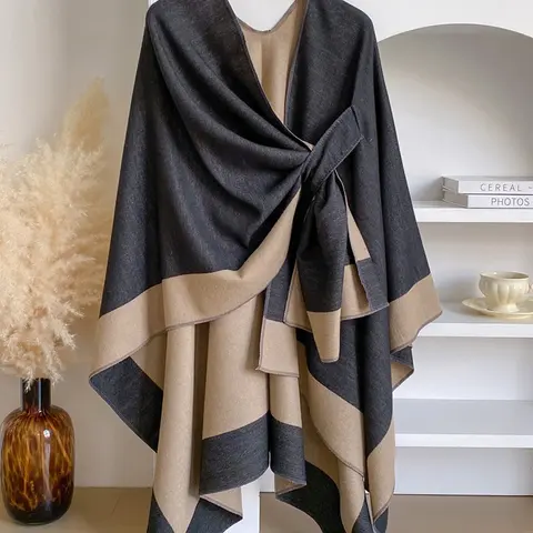Elegant Women's Plain Shawl, Versatile Shawl, Boho Style Scarf, Fashionable Daily Accessory, Perfect Gift Choice, Rich Colors & Premium Fabric, Top Comfort Level, Casual Soft Scarf