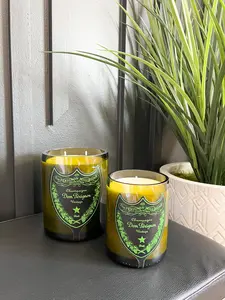 Recycled Dom P Soy Wax Scented Candle
