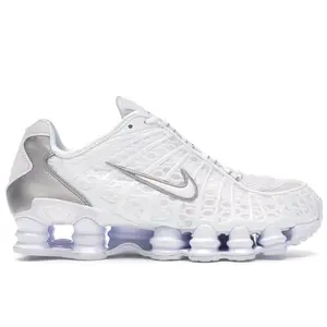 Nike Men's Shox TL White Metallic Silver, from StockX