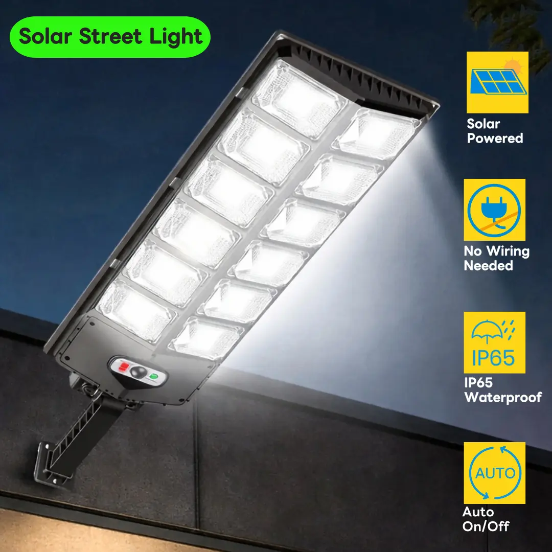 Solar Lights Outdoor Waterproof, Motion Sensor Security Flood Light, Dusk to Dawn Auto On/Off, Ultra Bright 6500K, Remote Control, for Yard Porch Garage, Solar Outdoor Lights, Floodlight, Outdoor Yard, Water Resistant, Wall Mount