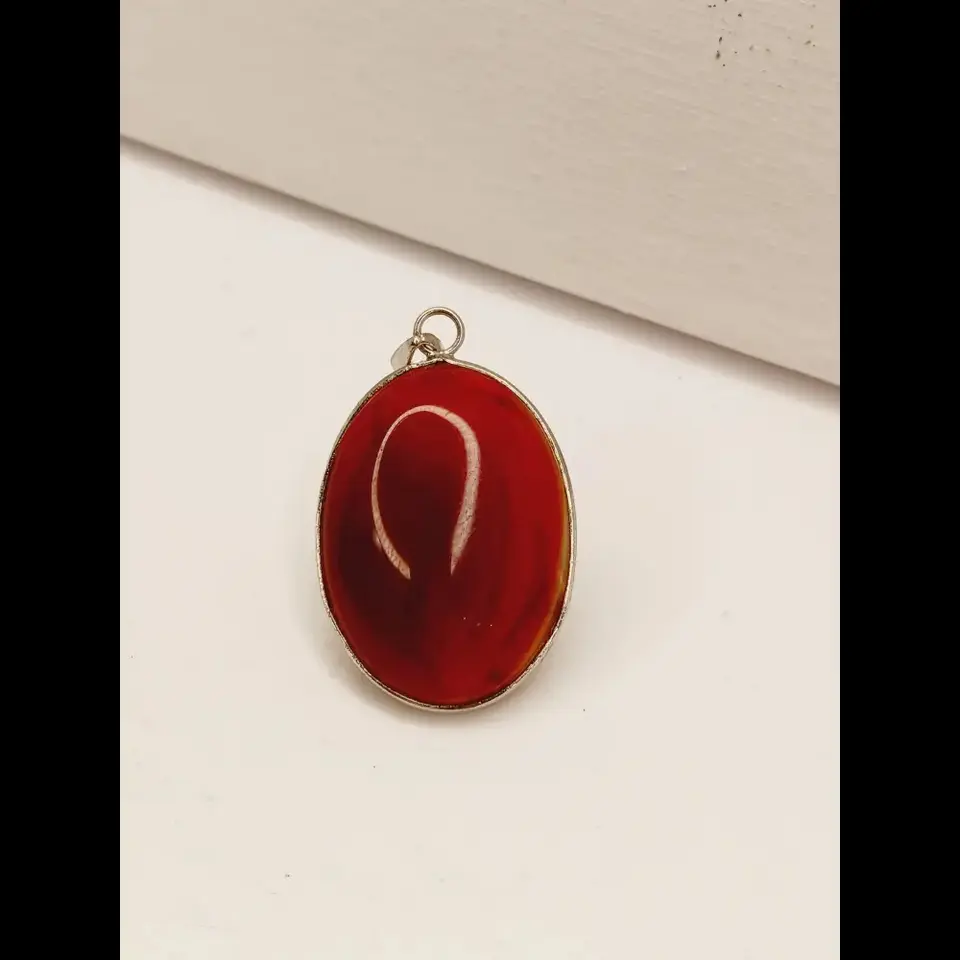 🧡✨ Carnelian Pendant – Vitality, Courage and Creative Power 🔥