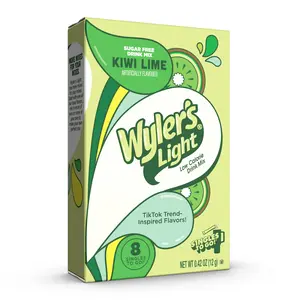 Wyler’s Light Kiwi Lime Singles To Go Drink Mix, Sugar Free Water Flavor Packets
