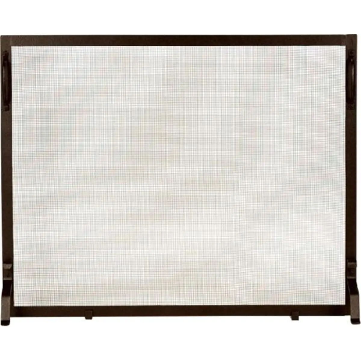 Dagan S129B Traditional Wrought Iron Room Divider Panel Screen - Bronze, 39x31-in, Fireplace Compatible, Protects from Stray Sparks, Adjustable Back Legs, Assembly Required