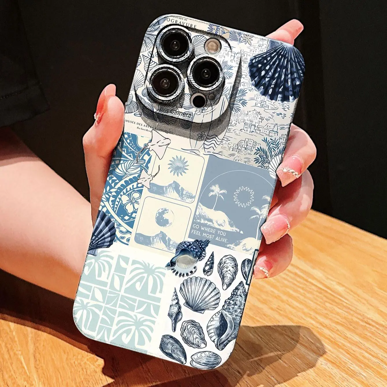 Durable Ocean-Themed Phone Case with Eye Illustration, Thick Shockproof Design for iPhone 6 to 16 Models, Stylish SeaLife Decor - TikTok Shop Durable Ocean-Themed Phone Case with Eye Illustration, Thick Shockproof Design for iPhone 6 to 16 Models, Stylish SeaLife Decor - TikTok Shop