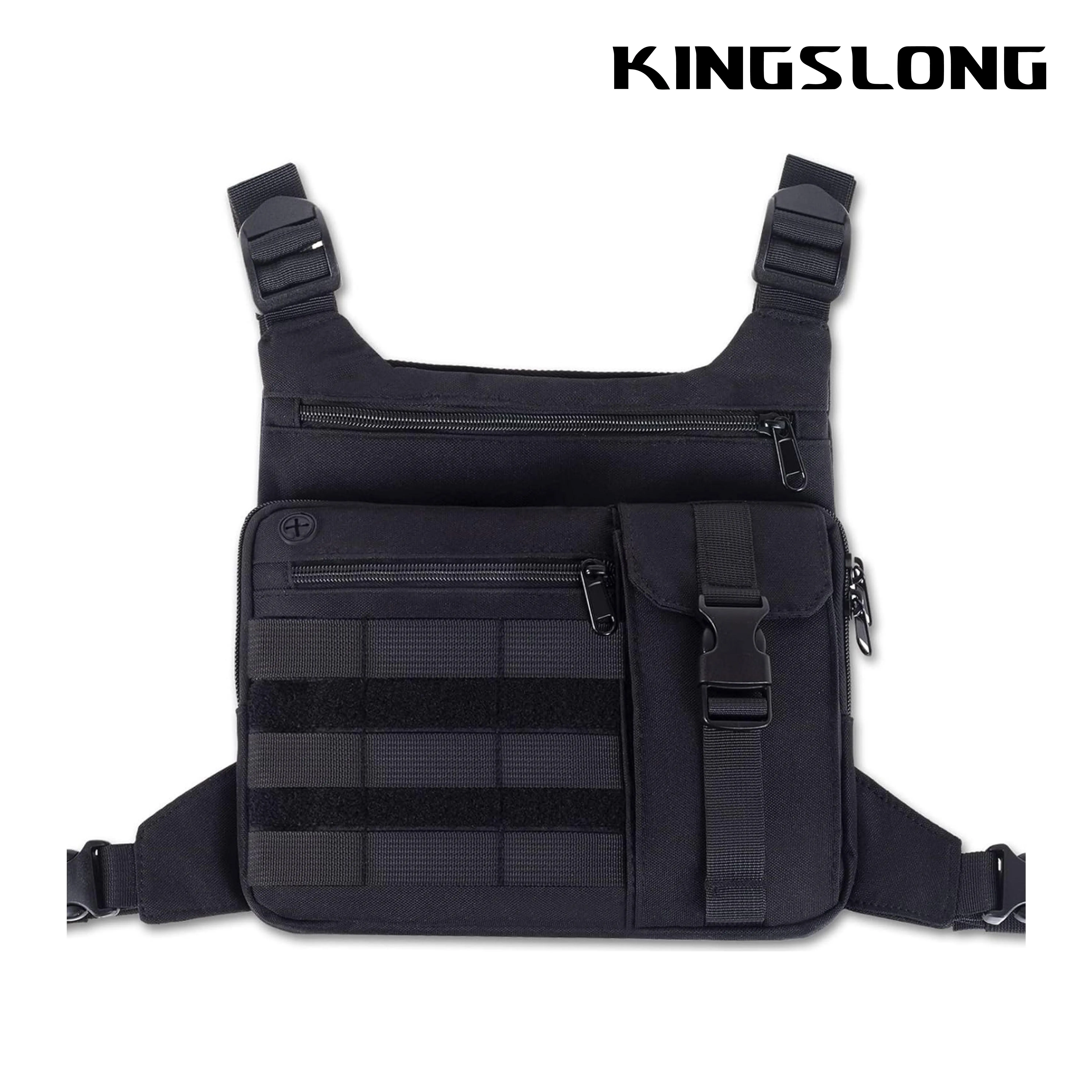 adjustable zipper multi-functional nylon chest bag,sporty vest bag for tennis pickleball outdoor hiking cycling workouts,back to school bags,2024 summer sport &outdoor accessories