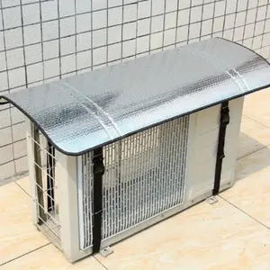 Air Conditioner Outdoor Unit Sun Shade Cover, Reflective Heat Insulation AC Protector, Sun Blocking Heat Reducing AC Cover for Outdoor Air Conditioner Units